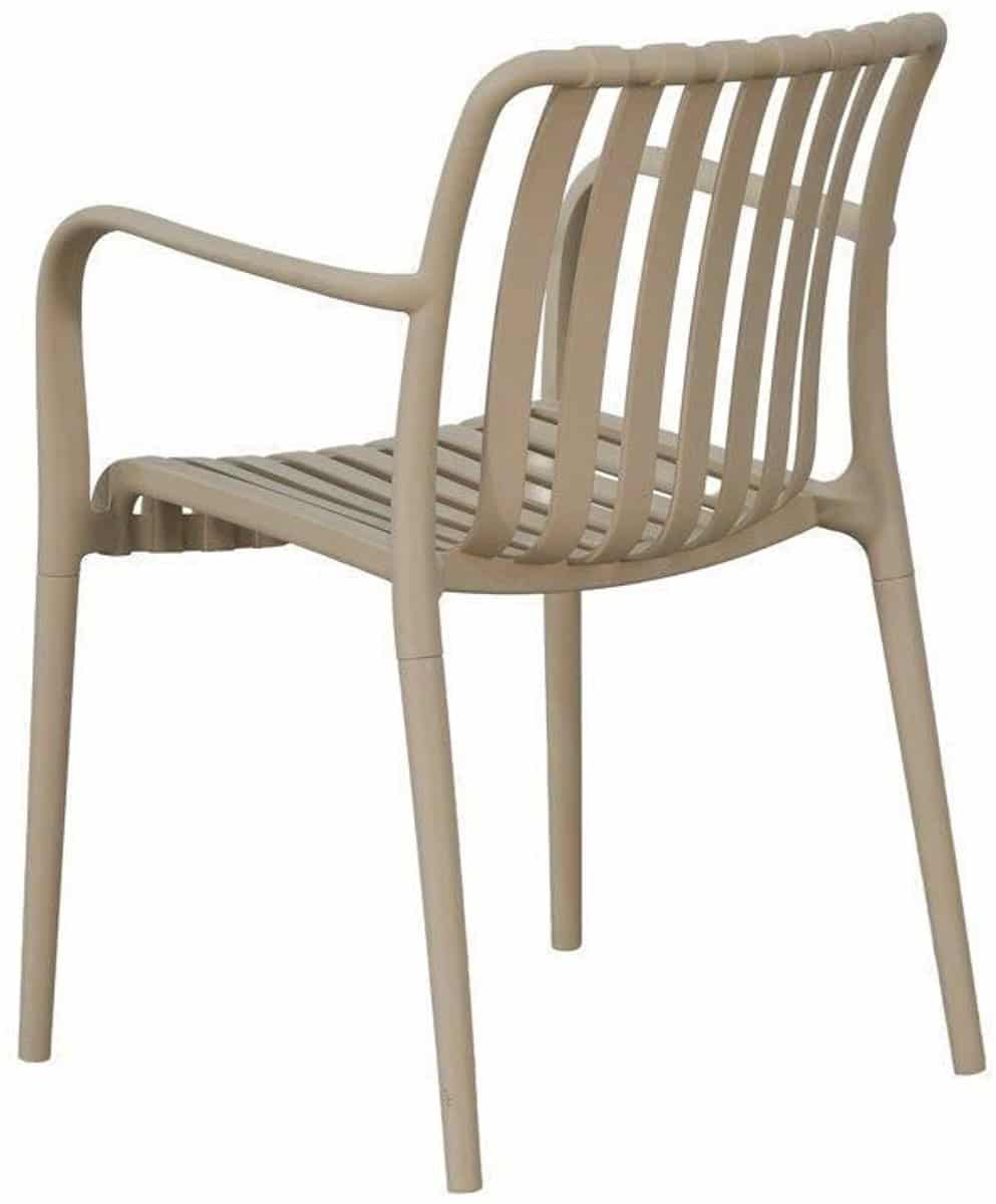 no name solaria tuinstoel stapelbaar beige