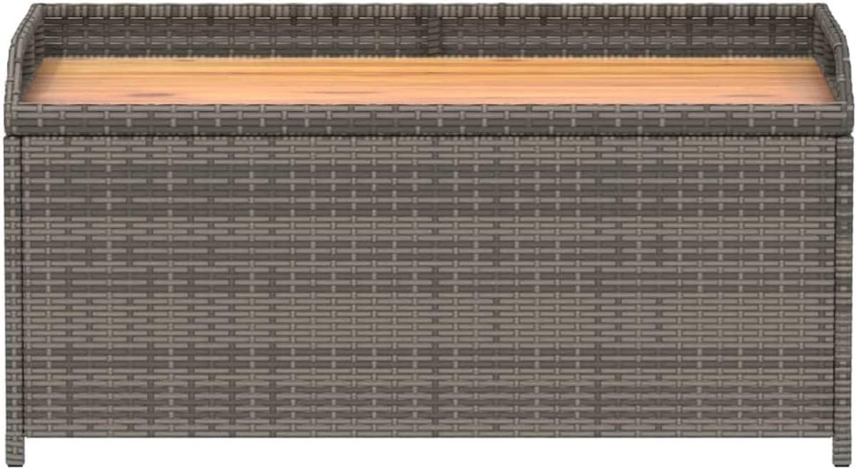 opbergbank tuin buitenbank kussenbox tuinspullen opbergen weerbestendig