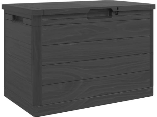 Opbergbox Tuinmeubelen Kussenbox Antraciet 77.5x44.5x53 cm Polypropyleen