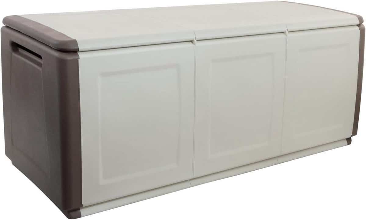 opbergbox voor tuinkussens en accessoires uv bestendig en weerbestendig