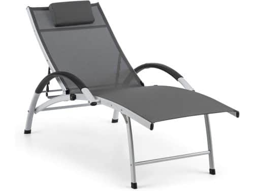 Opvouwbaar Ligbed - Tuin Lounger - Ontspannen Buiten - 4-voudig
