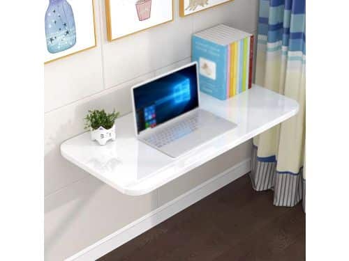 Opvouwbaar Wandbureau - Klaptafel Werktafel - Ruimtebesparend Werken - Inclusief