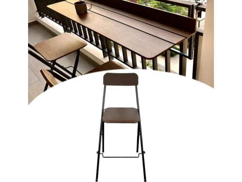 Opvouwbare Barkruk - Hoge Stoel - Bistro Kantoor - Stalen