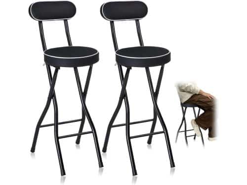 Opvouwbare Barkruk - Inklapbare Keukenstoel - Extra Zitplaatsen - Compact