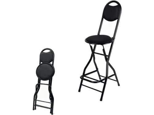 Opvouwbare Barkruk - Keukenstoel Bar - Ruimtebesparend Zitten - Met
