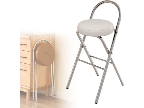 Opvouwbare barkruk - Klapstoel met steun - Keuken of bar