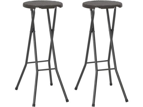 Opvouwbare Barkrukken - Inklapbare Barstoelen - Tuin Balkon Terras