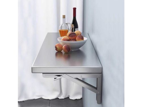 Opvouwbare Eettafel - Wandklaptafel Klaptafel - Ruimte Besparen - Geborsteld