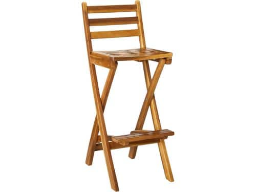 Opvouwbare Houten Barkruk - Buitenkruk Krukje - Terras Zomer