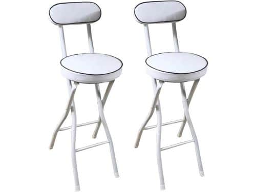 Opvouwbare Keukenstoel - Barkruk Met Rugleuning - Buiten Dineren