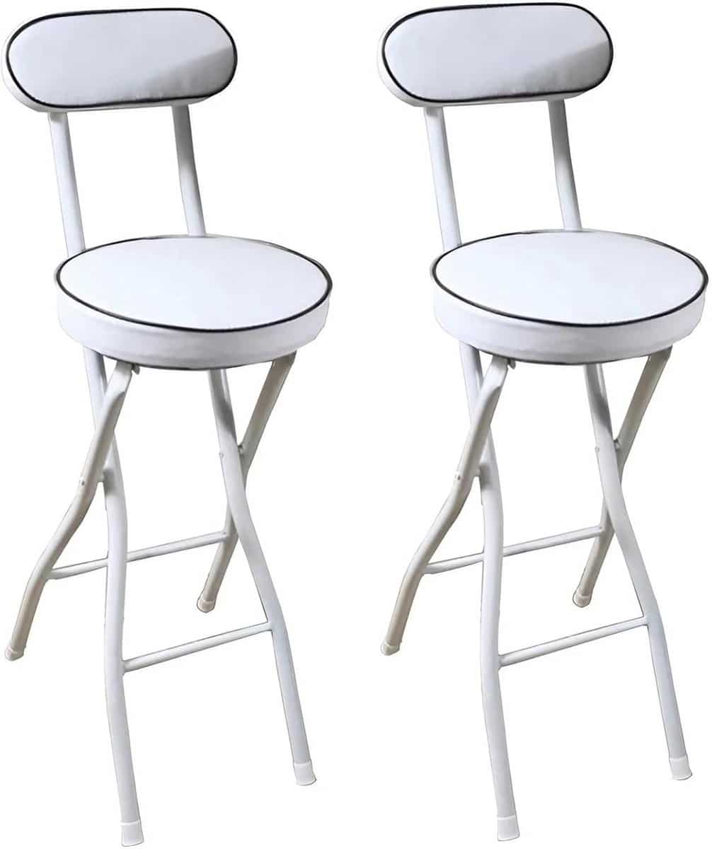 opvouwbare keukenstoel barkruk met rugleuning buiten dineren