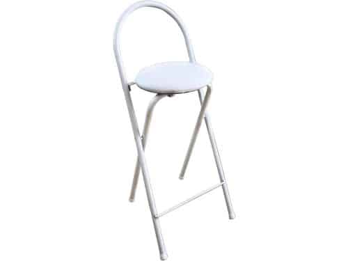 Opvouwbare Krukken - Gevoerde Barkruk - Extra Zitplaats - Hoge