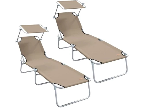 Opvouwbare Ligbedden Set - Tuin Loungers - Ontspannen Buiten