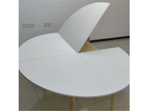 Opvouwbare Ronde Tafel - Klaptafel Blad - Extra Eetruimte