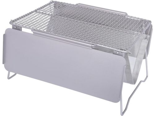 Opvouwbare Titanium Camping Tafel 2-in-1 Grill & Koekenplaat voor Buiten