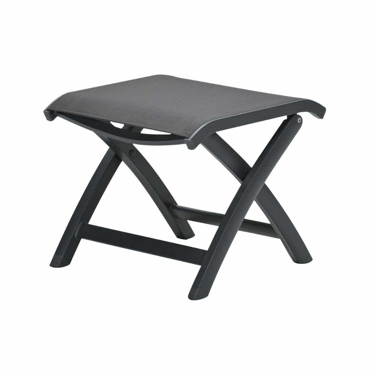 osaka aluminium tuin voetenbank carbon black mid