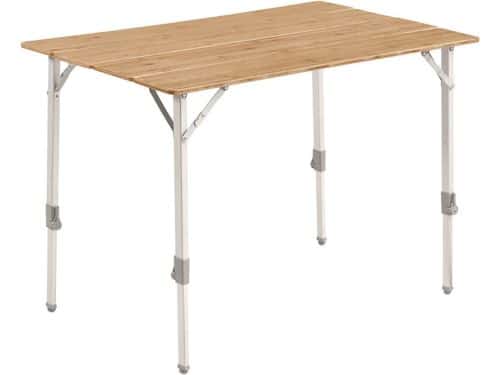 Outwell Custer table M - klaptafel met bamboe blad
