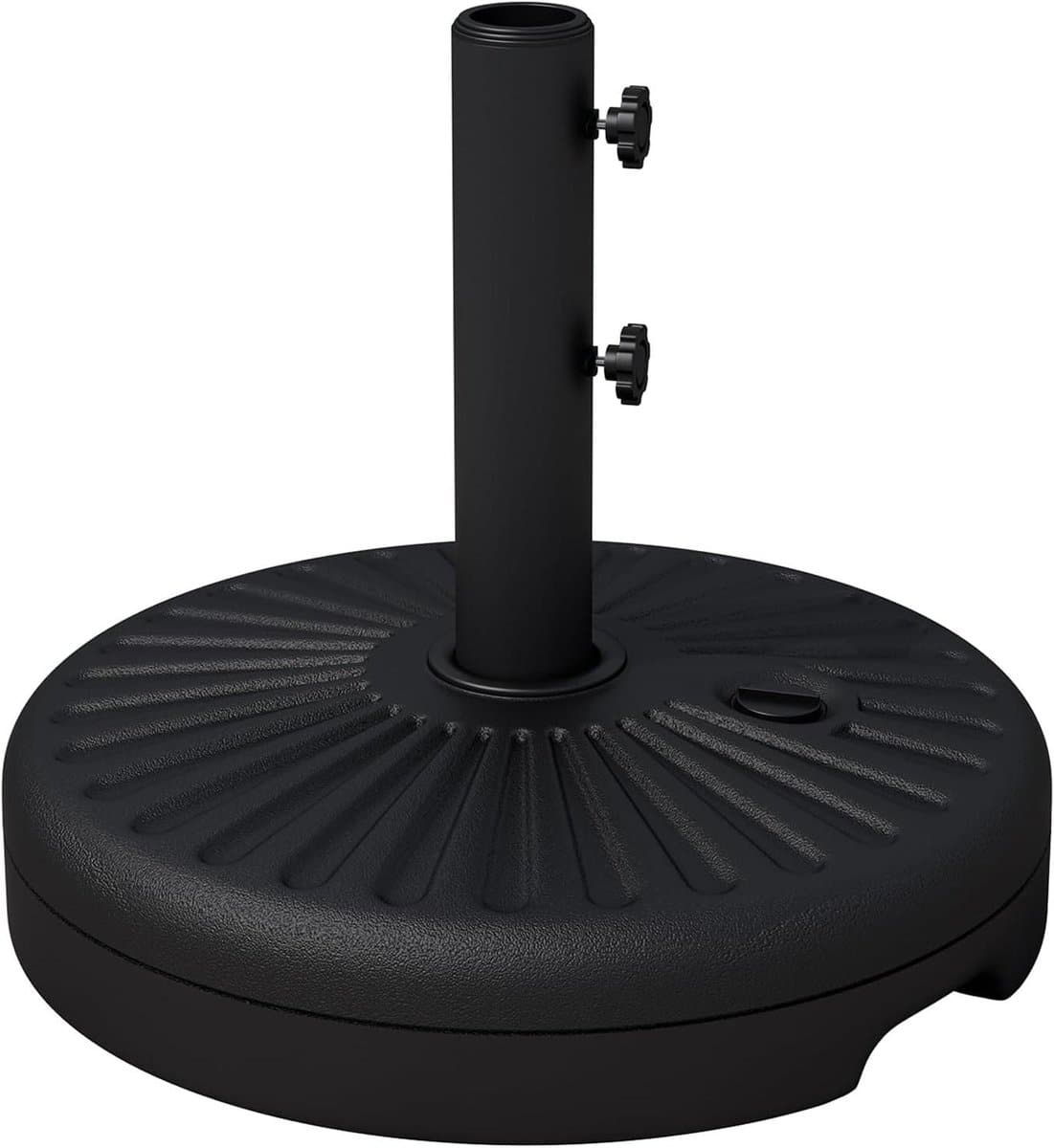 paraplu basis parasolvoet buiten gebruik water gevuld