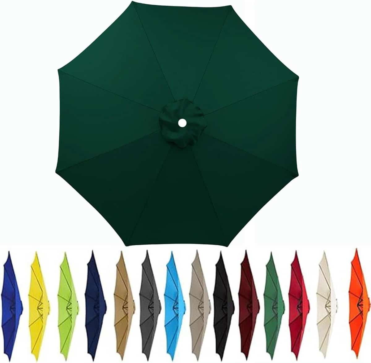 paraplu vervangingsstof parasolhoes luifel buitenbescherming tuin uv30+