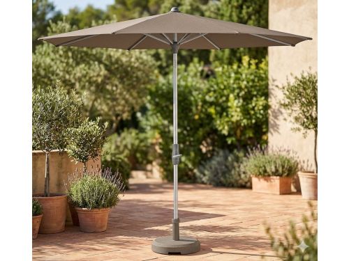 Parasol 300 cm Rond - Kantelbaar 32° met Draaisysteem en