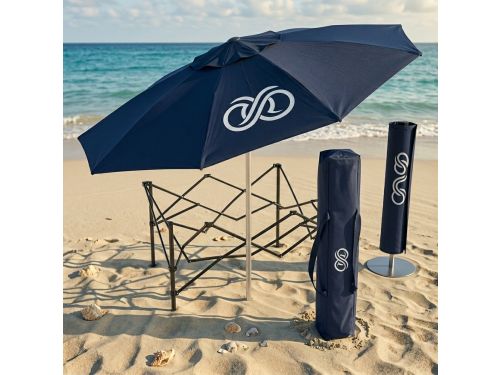 Parasol 300x300 cm zweefparasol vierkant - 360° draaibaar, kantelbaar