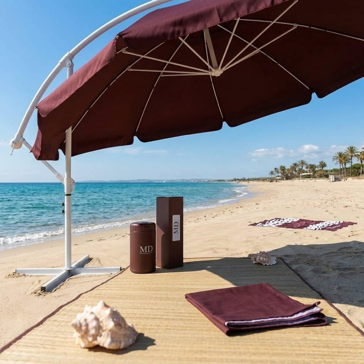 parasol 300×300 cm zweefparasol vierkant 360° draaibaar, kantelbaar