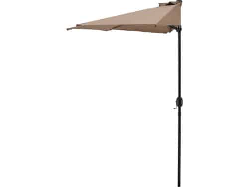 Parasol halfrond voor balkons of terrassen - Beige