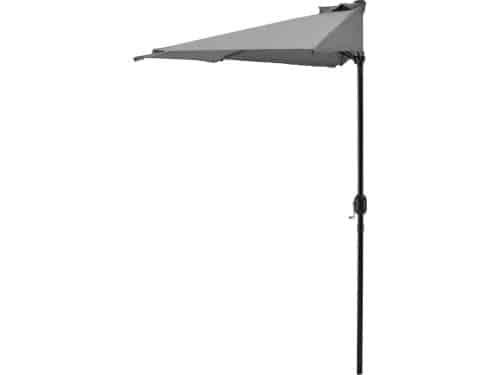Parasol halfrond voor balkons of terrassen - Grijs