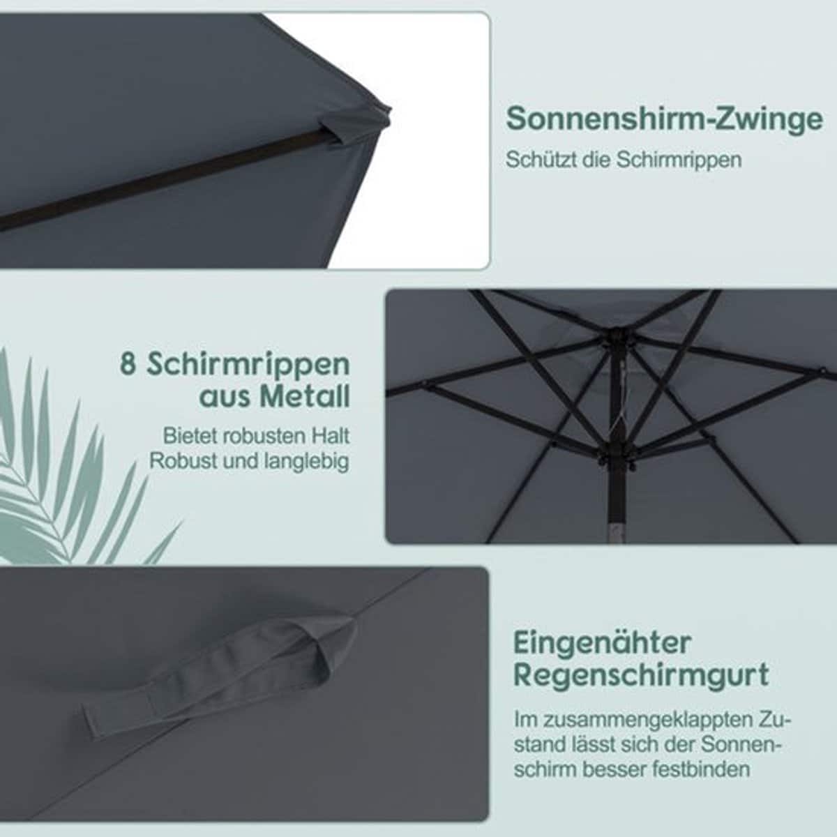 parasol stokparasol balkonparasol strandparasol tuinparasol
