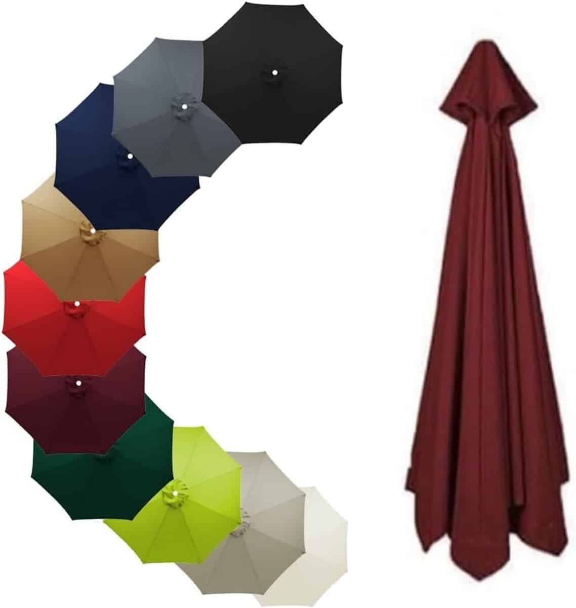 parasol vervanghoes parasolhoes tuin buiten zitten uv