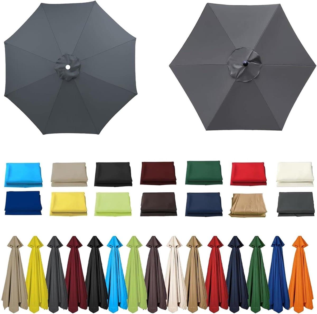 parasol vervangingsdoek parasolhoes luifel tuin schaduw creëren