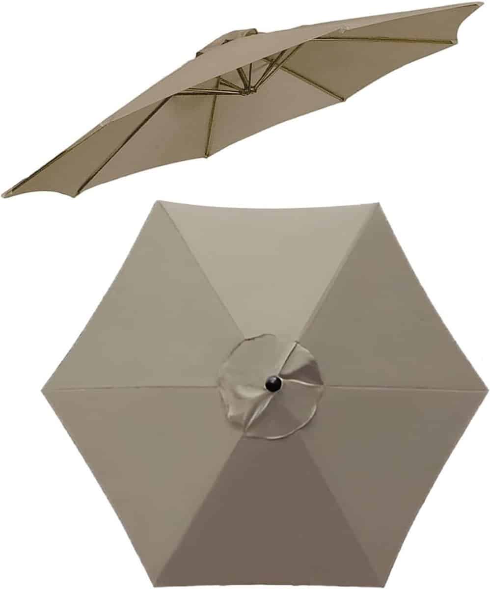 parasol vervangingsluifel parasolhoes bescherming tegen zon met