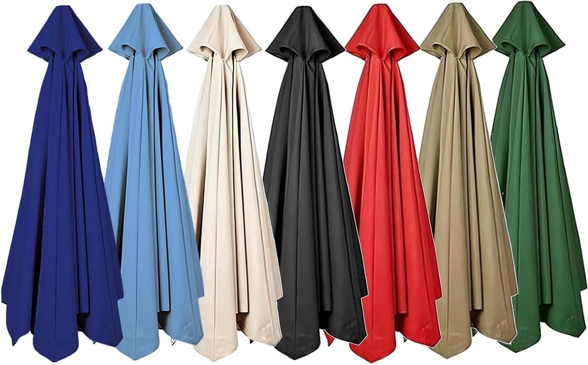 parasol vervangingsluifel parasolhoes stof buiten zonnen waterdicht