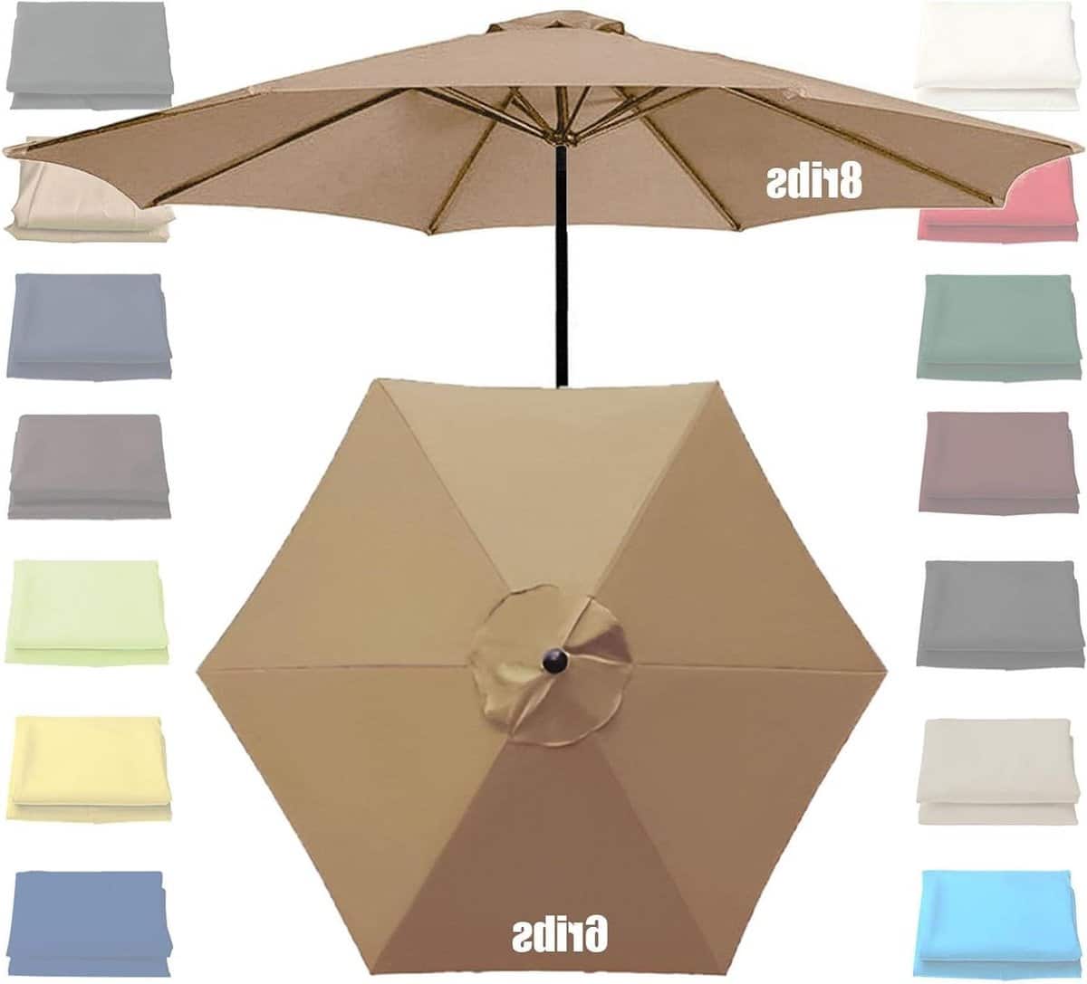 parasol vervangingsluifel parasolhoes terras bescherming tegen zon