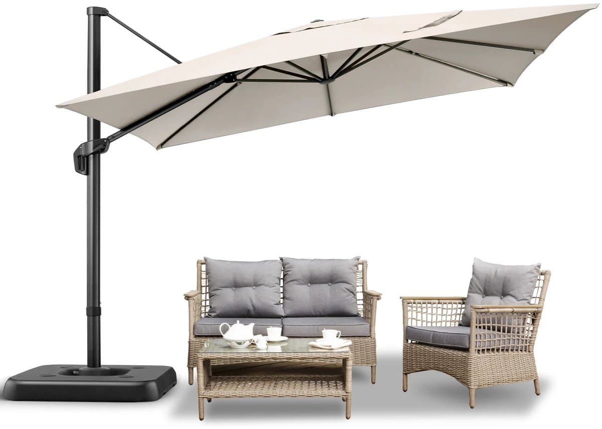 parasol zweefparasol vrijdragende parasol grote parasol