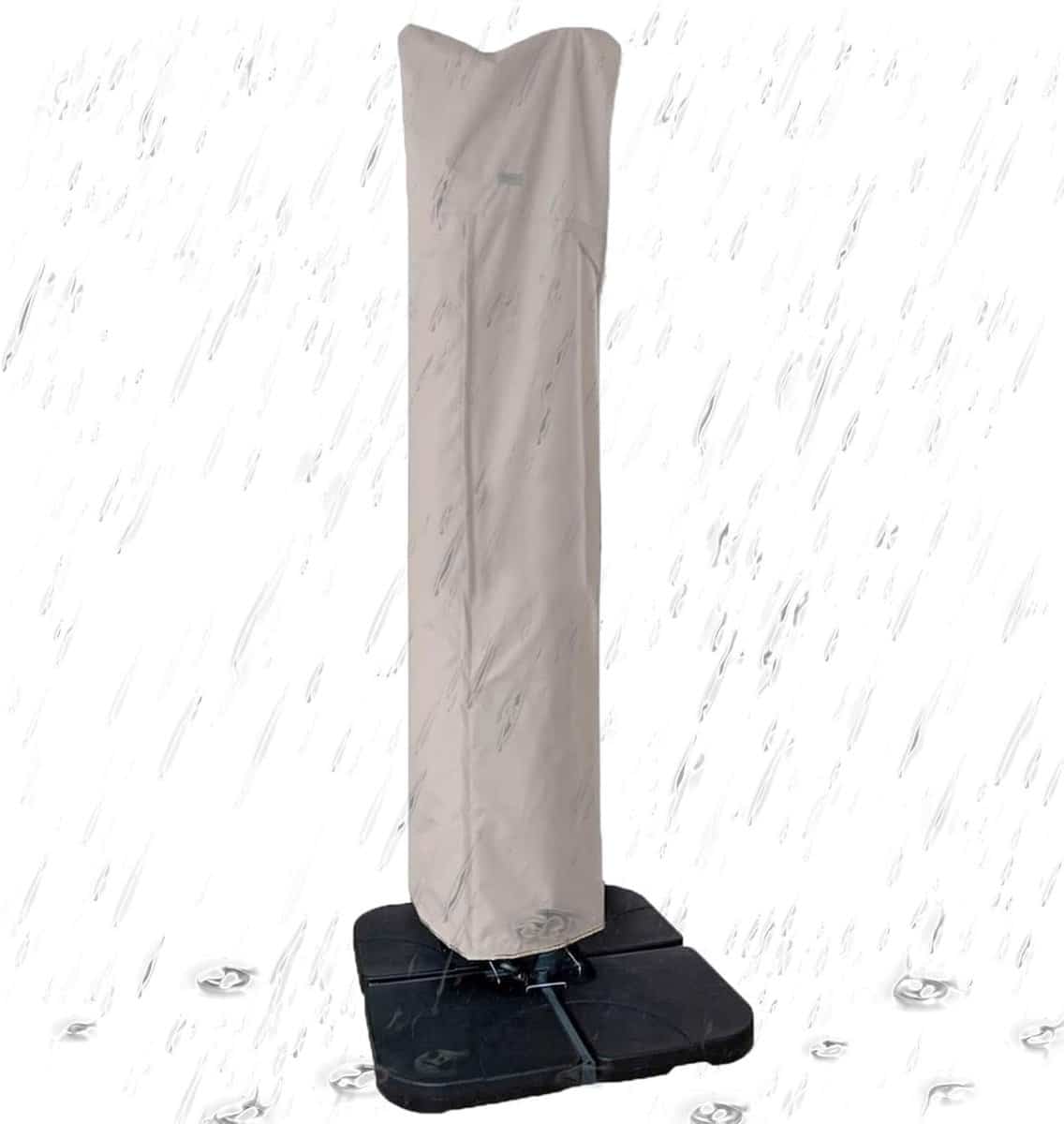 parasolhoes buiten zweefparasol beschermhoes terras bescherming waterdicht