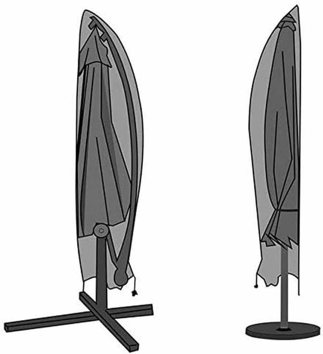 parasolhoes terrashoes buitenhoes bescherming buiten waterdicht windbestendig