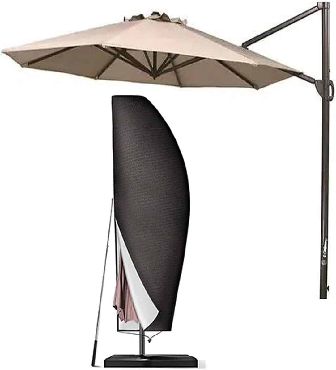 parasolhoes waterdicht beschermhoes tuinmeubelen buitenbescherming scheurvast oxford