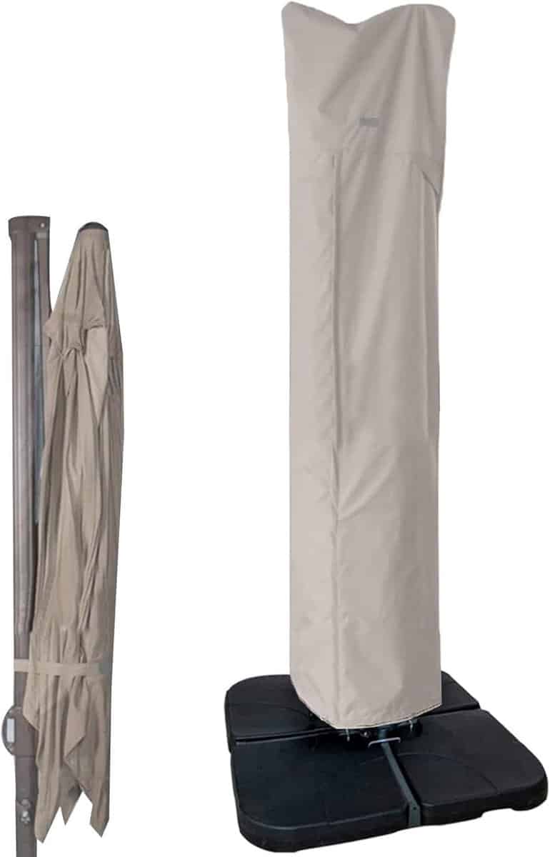 parasolhoes zwenkbaar outdoor afdekking terras bescherming waterdicht