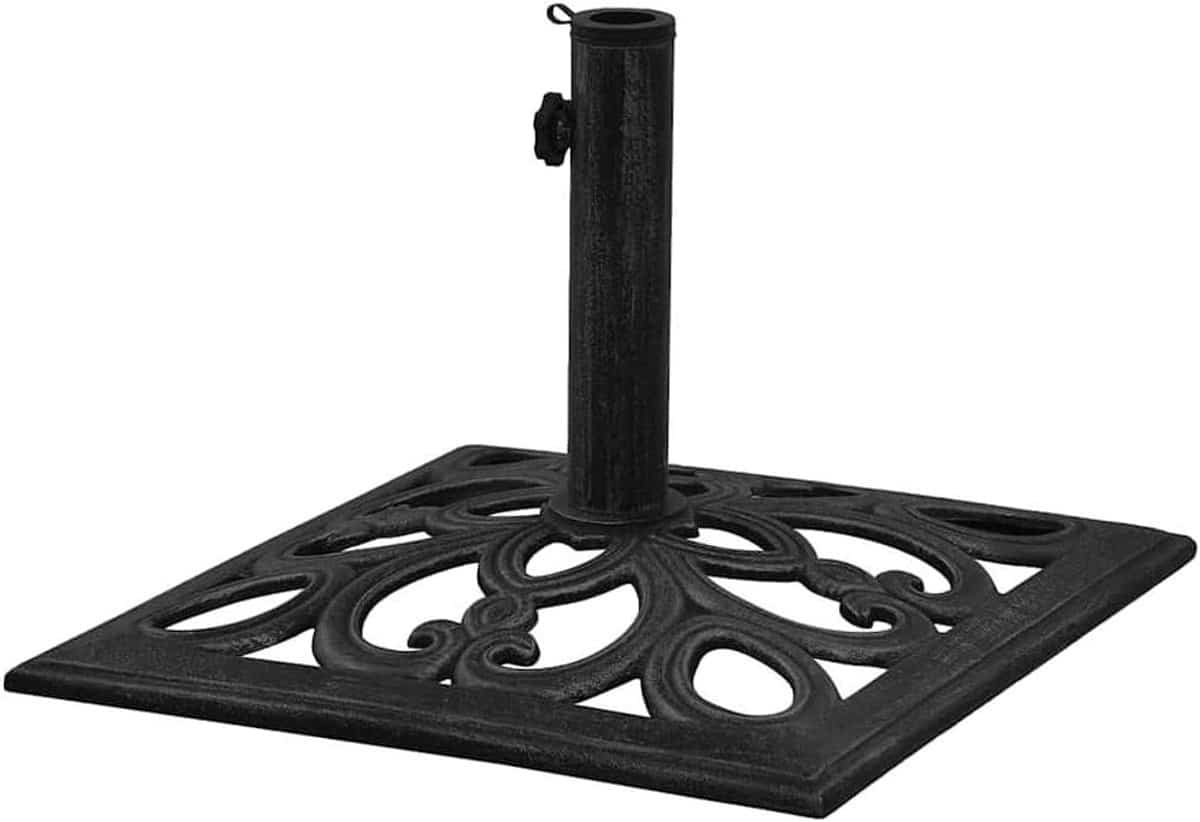 parasolstandaard parasolvoet houder parasol stabiliseren gietijzeren basis