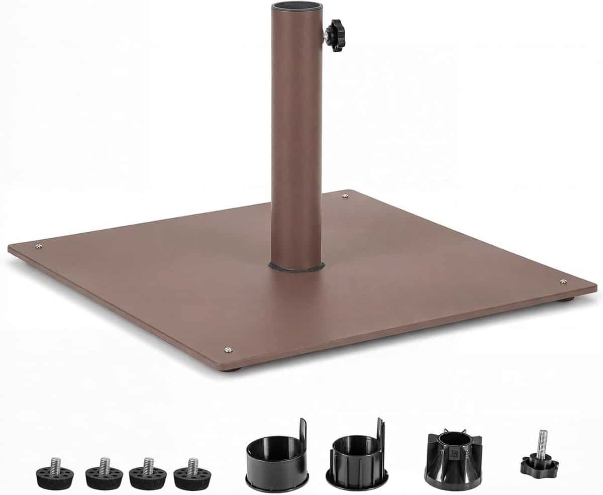 parasolstandaard vierkant parasolvoet buiten terras verfraaien verstelbare