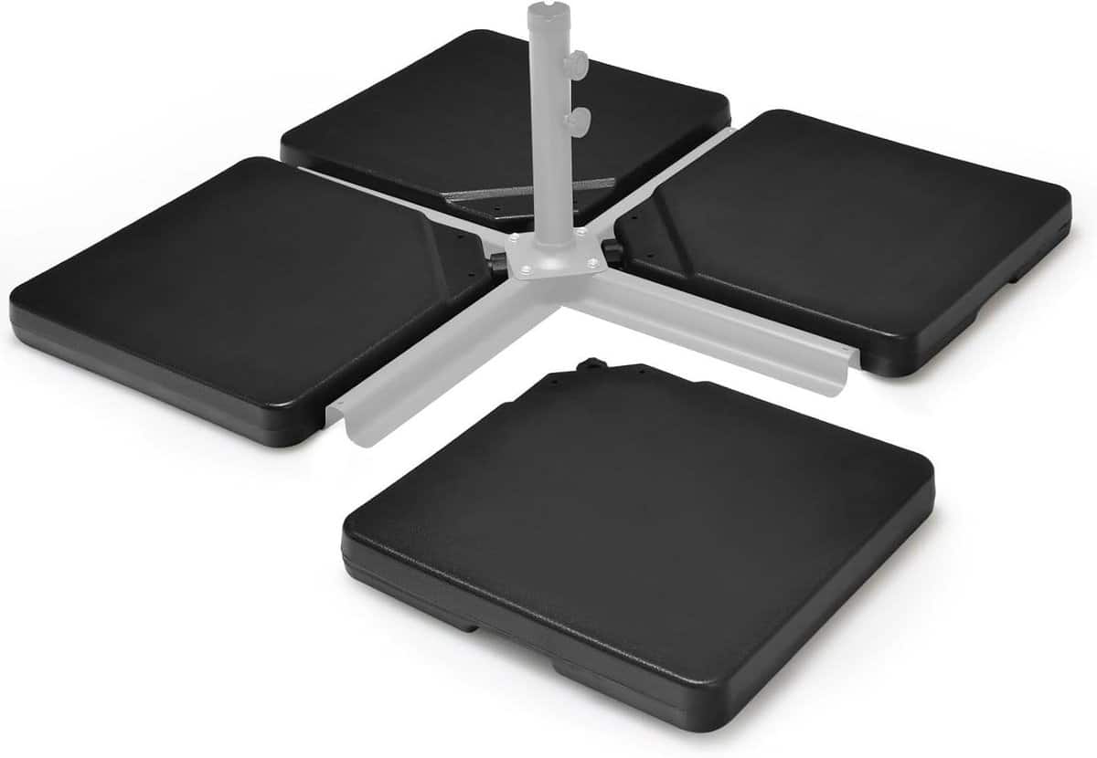 parasolstandaard vulbaar parasolvoet verzwaarder stabiel parasol houden