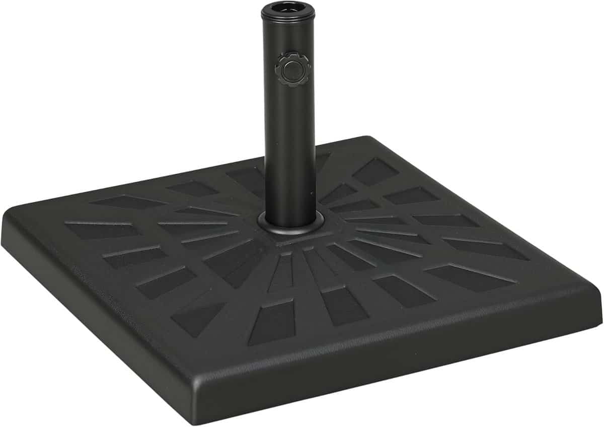 parasolvoet 19 kg voor parasolstangen Ø 32/38/48 mm