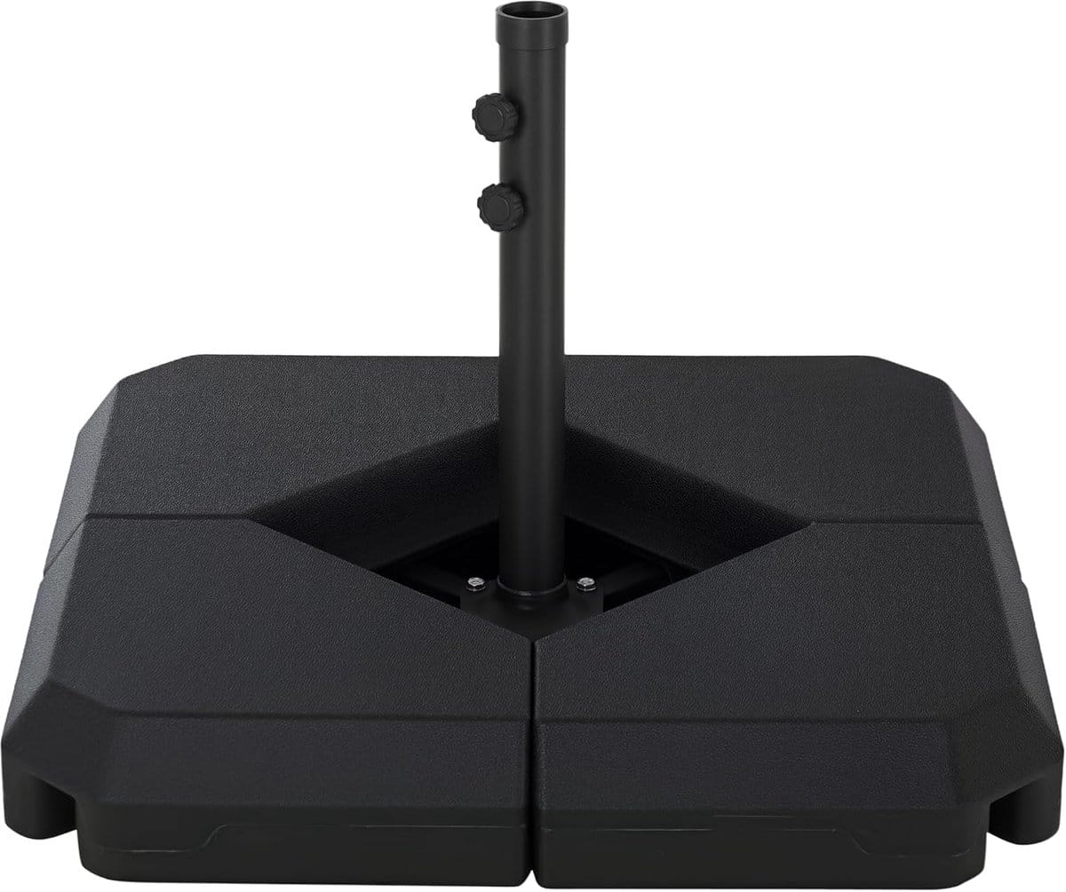 parasolvoet 4 platen zwaar voetstuk stabiliteit buiten