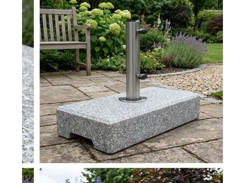 Parasolvoet 45 x 22 cm graniet 25 kg