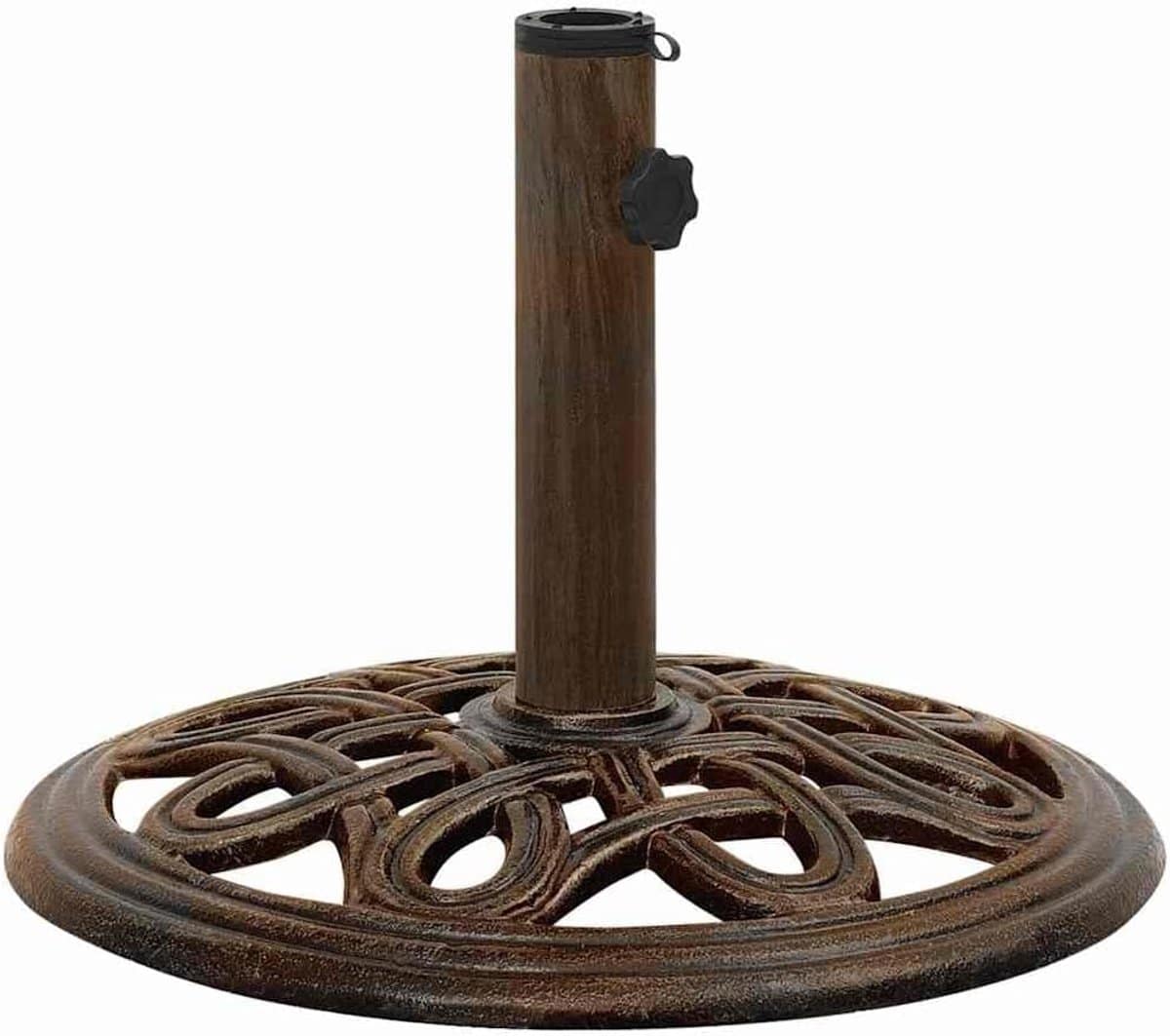 parasolvoet gietijzer parasolhouder voet terras stabiliseren zwaar