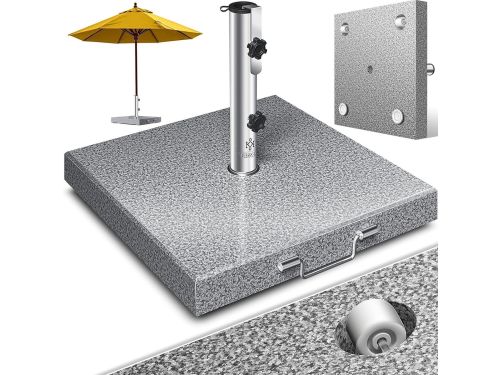 Parasolvoet Graniet - Paraplustandaard Stevig - Tuin Balkon - Inclusief