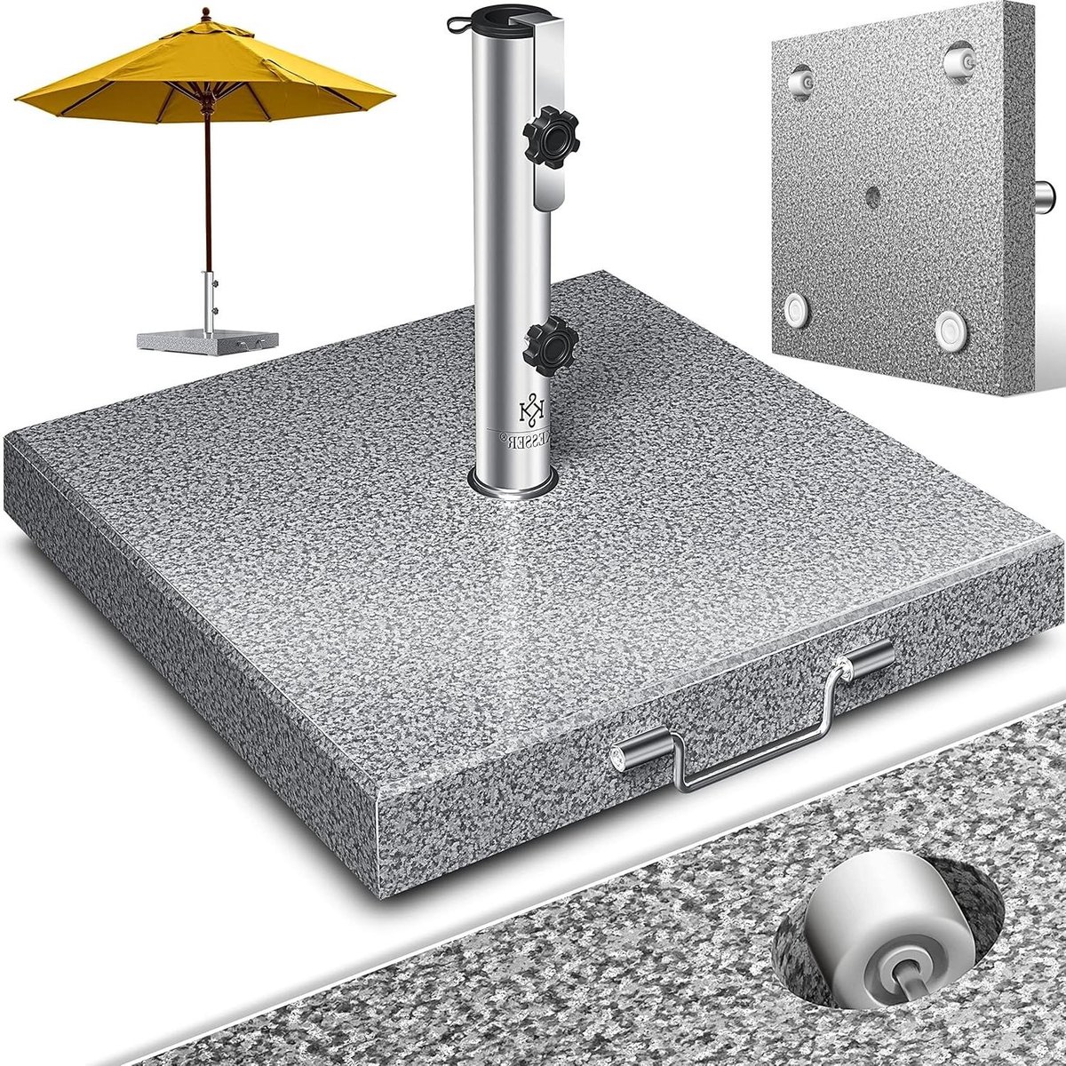 parasolvoet graniet paraplustandaard stevig tuin balkon inclusief