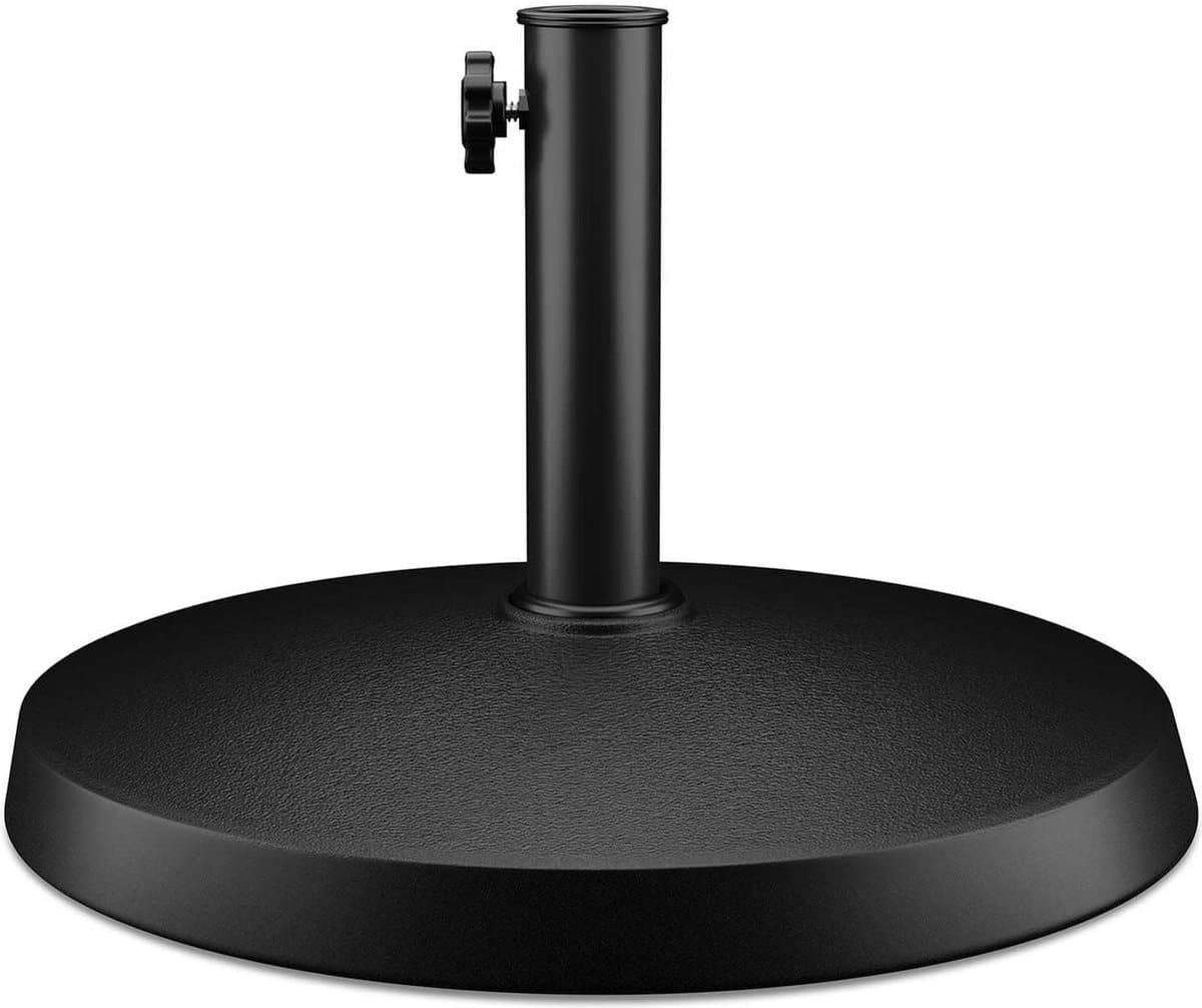 parasolvoet rond 45 cm diameter grijs 15kggewicht parasolvoet