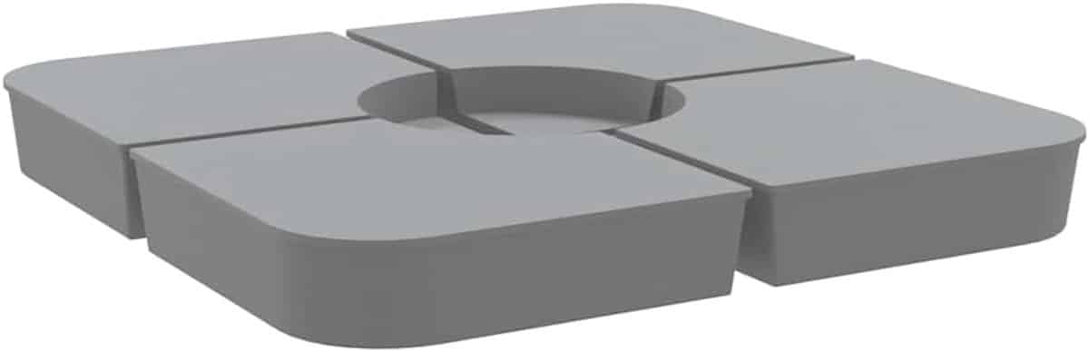 parasolvoet set kruisvoet verzwaring tuin terras 100